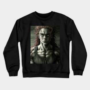 handsome gym fighter Crewneck Sweatshirt